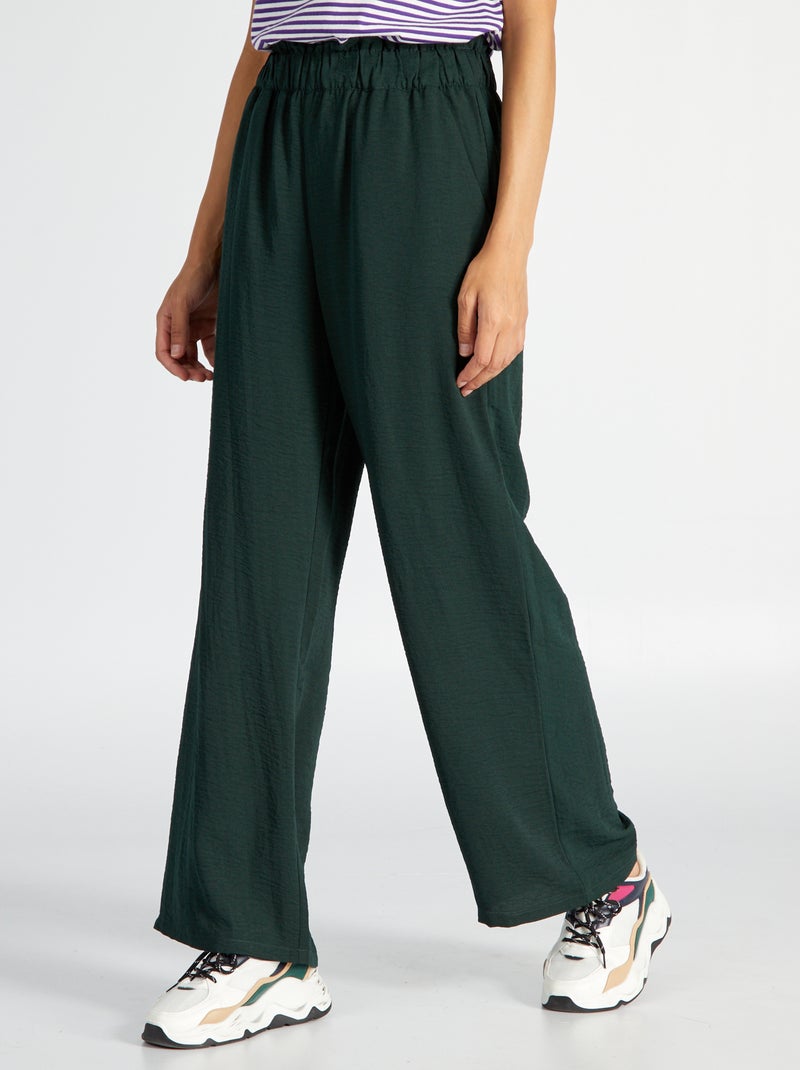 Pantalón ancho 'JDY' VERDE - Kiabi