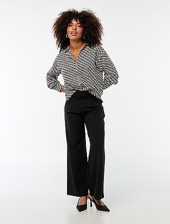 Pantalón ancho liso con bolsillos 'JDY'