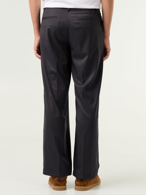 Pantalón ancho liso - Kiabi Pantalón ancho liso - Kiabi