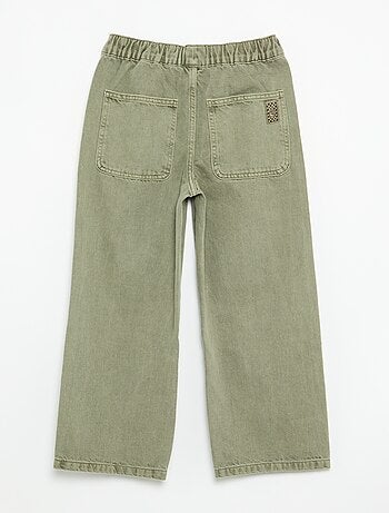 Pantalón ancho liso