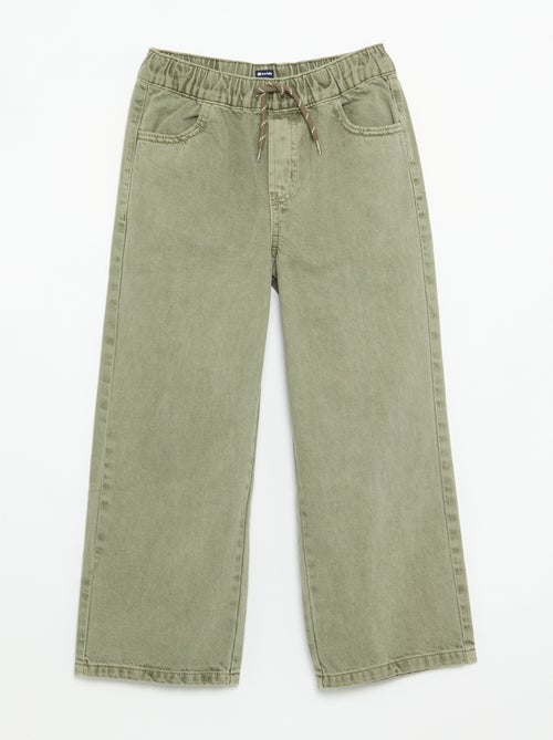 Pantalón ancho liso - Kiabi
