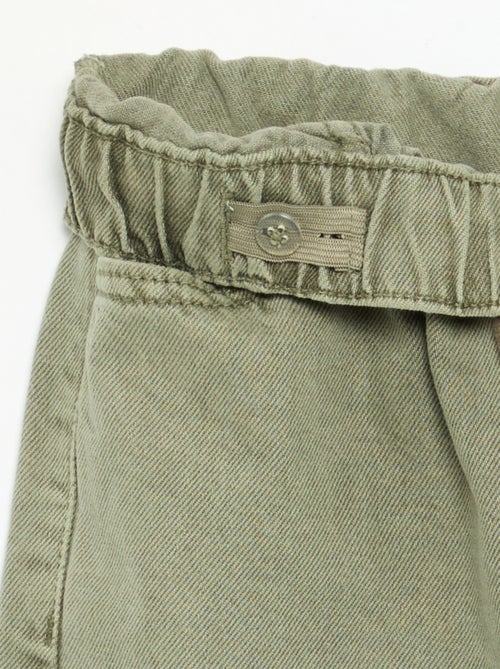 Pantalón ancho liso - Kiabi