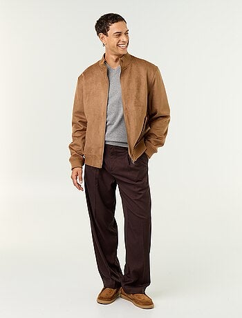 Pantalón ancho liso