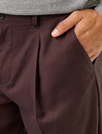 Pantalón ancho liso