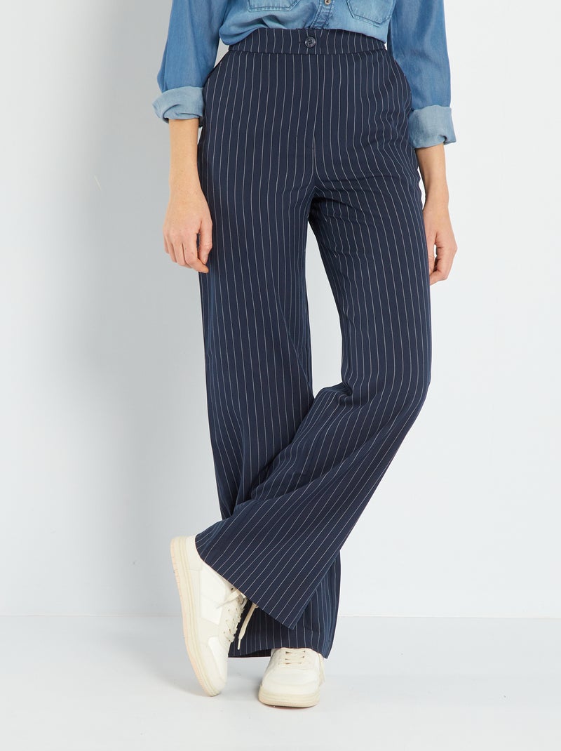 Pantalón ancho NEGRO - Kiabi
