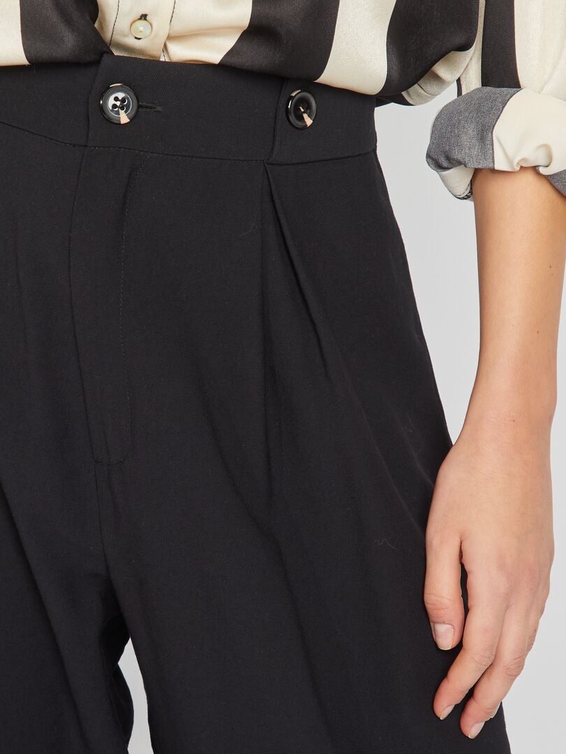 Pantalón ancho - NEGRO - Kiabi - 25.00€