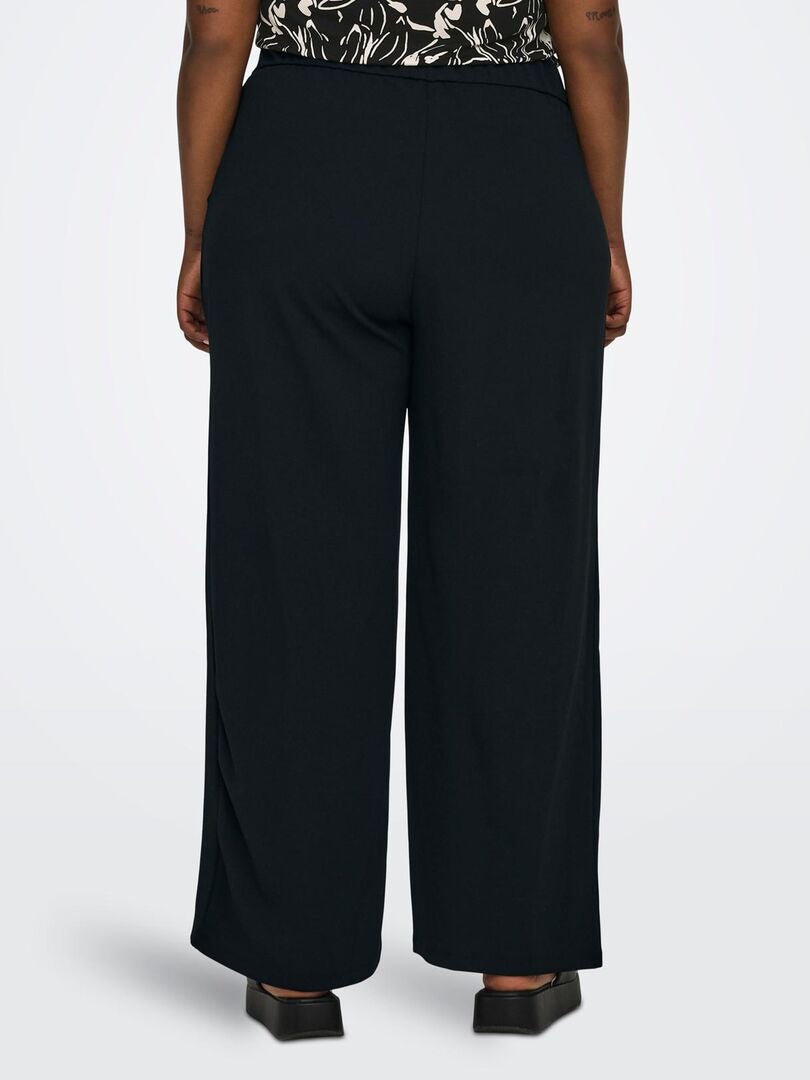 Pantalón ancho 'Only Carmakoma' negro - Kiabi