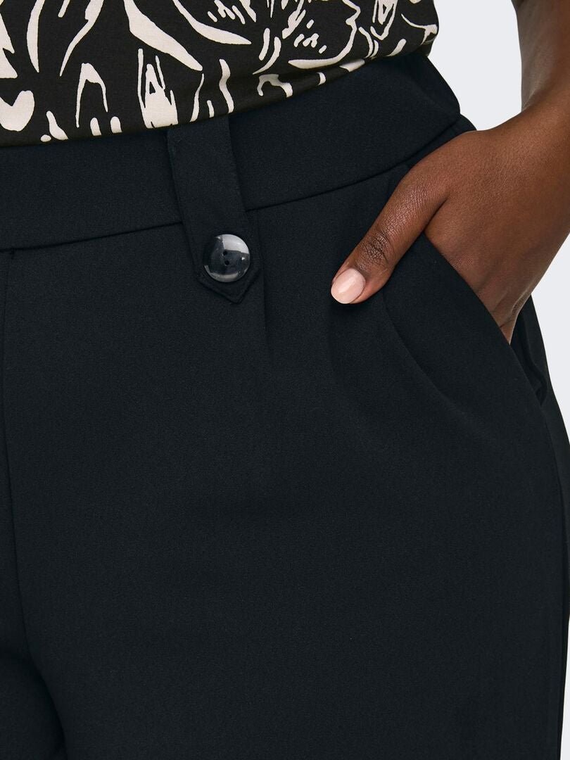 Pantalón ancho 'Only Carmakoma' negro - Kiabi