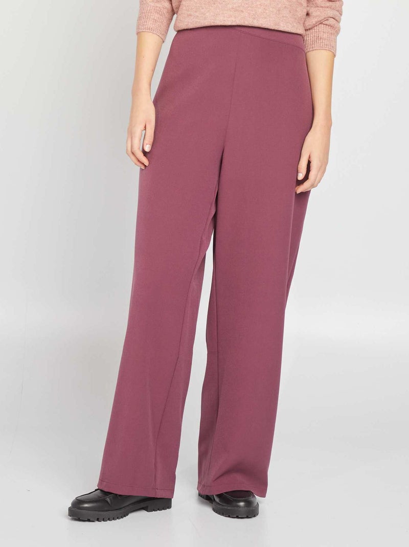 Pantalón ancho ROJO - Kiabi