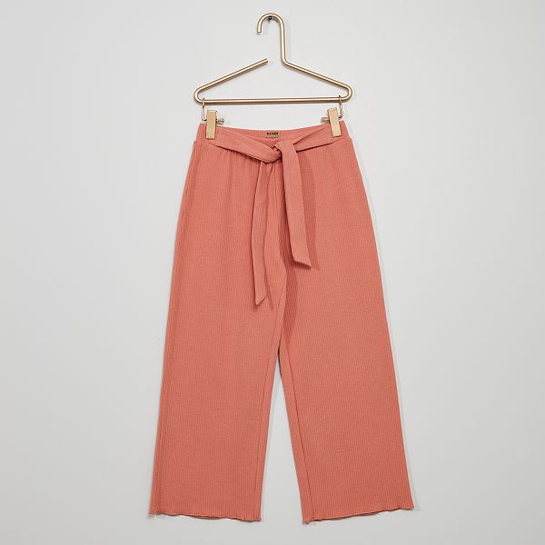 Pantalón ancho Niña 3-12 años - ROSA - Kiabi - 10,00€