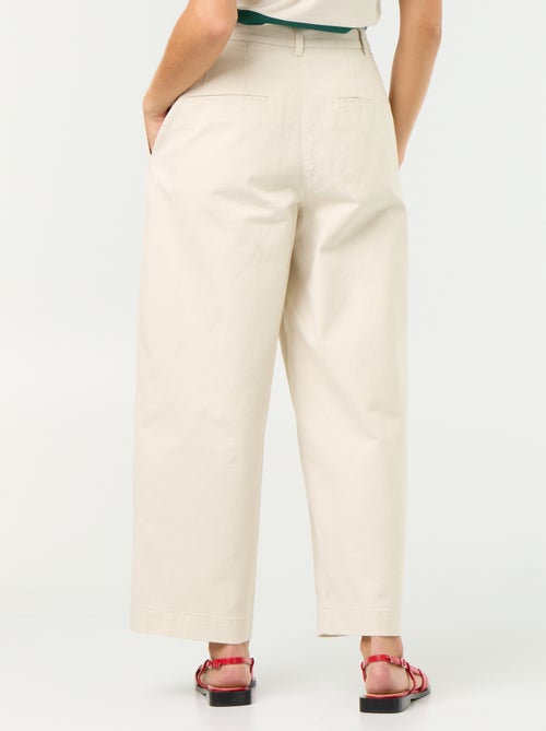 Pantalón ancho tipo barrel - Kiabi Pantalón ancho tipo barrel - Kiabi