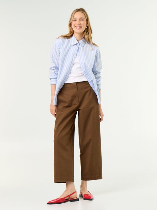 Pantalón ancho tipo barrel - Kiabi Pantalón ancho tipo barrel - Kiabi