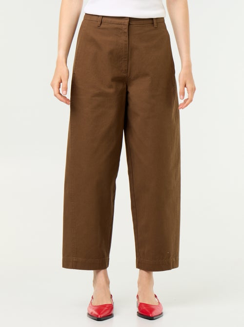 Pantalón ancho tipo barrel - Kiabi Pantalón ancho tipo barrel - Kiabi