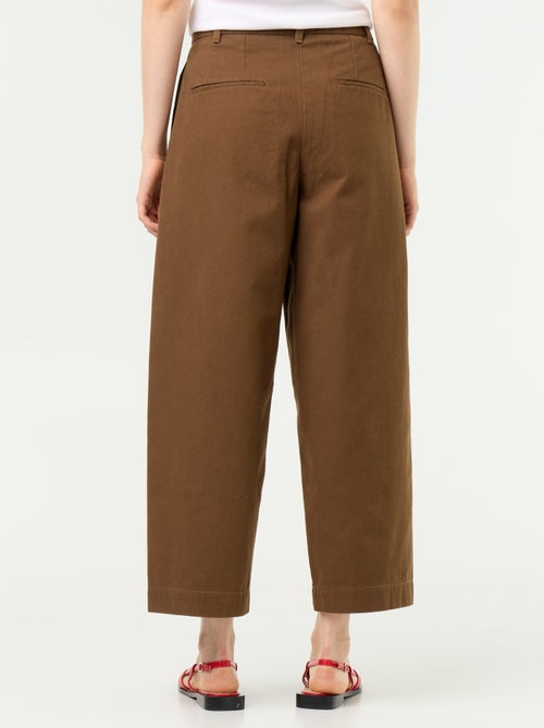 Pantalón ancho tipo barrel - Kiabi Pantalón ancho tipo barrel - Kiabi