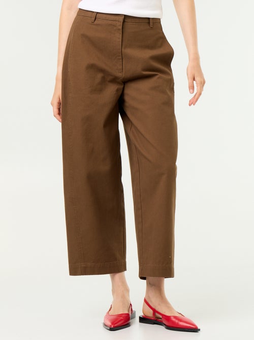 Pantalón ancho tipo barrel - Kiabi Pantalón ancho tipo barrel - Kiabi