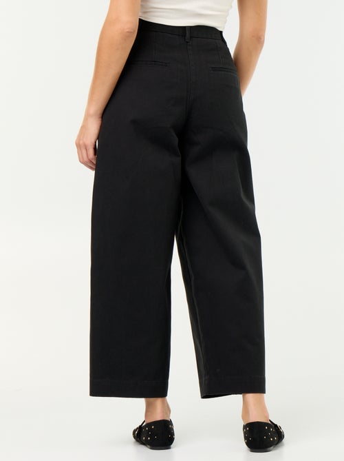 Pantalón ancho tipo barrel - Kiabi Pantalón ancho tipo barrel - Kiabi