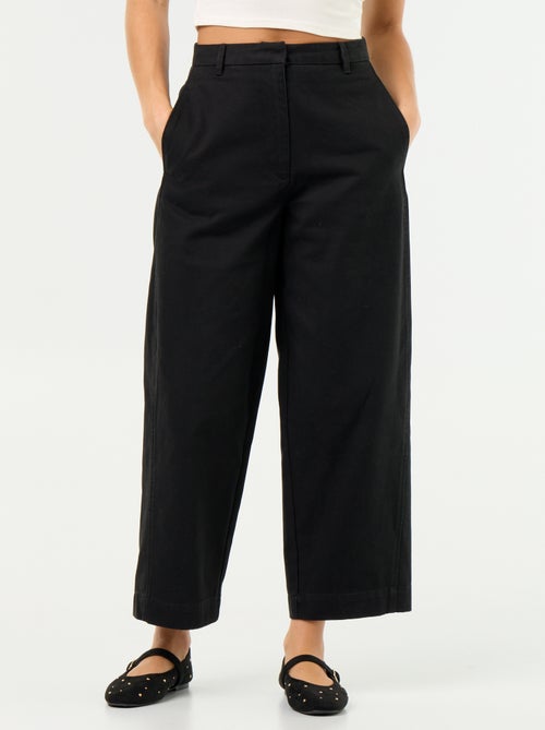 Pantalón ancho tipo barrel - Kiabi Pantalón ancho tipo barrel - Kiabi
