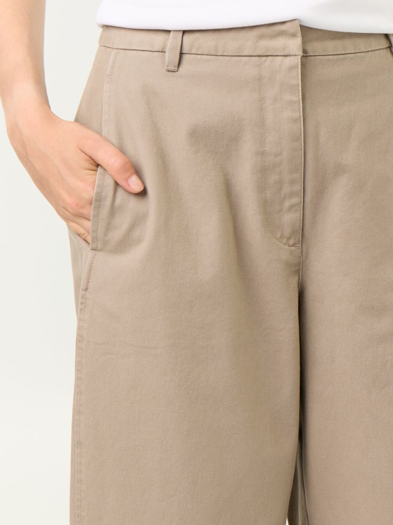Pantalón ancho tipo barrel Topo - Kiabi
