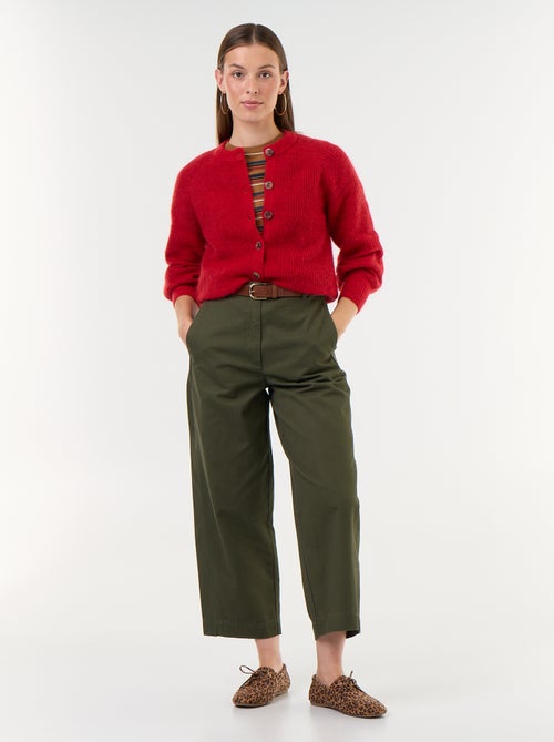 Pantalón ancho tipo barrel - Kiabi