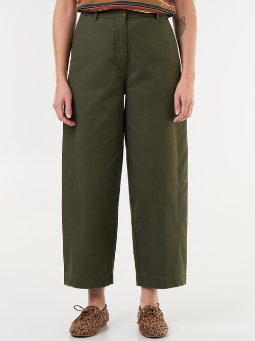 Pantalón ancho tipo barrel - Kiabi