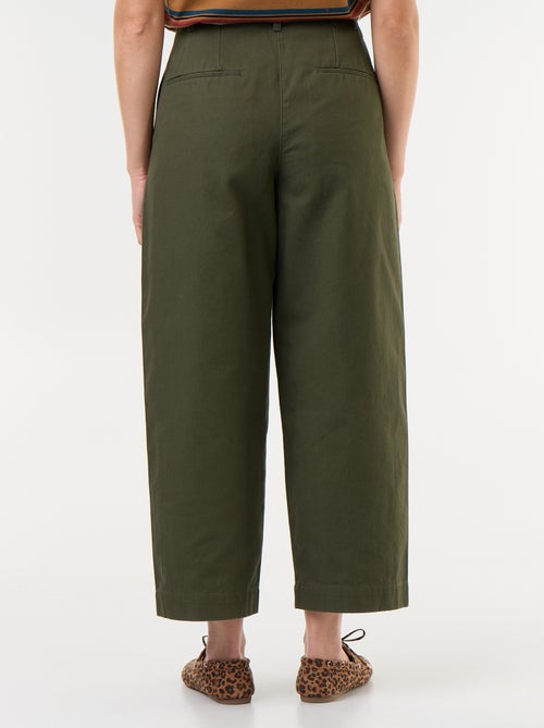 Pantalón ancho tipo barrel - Kiabi