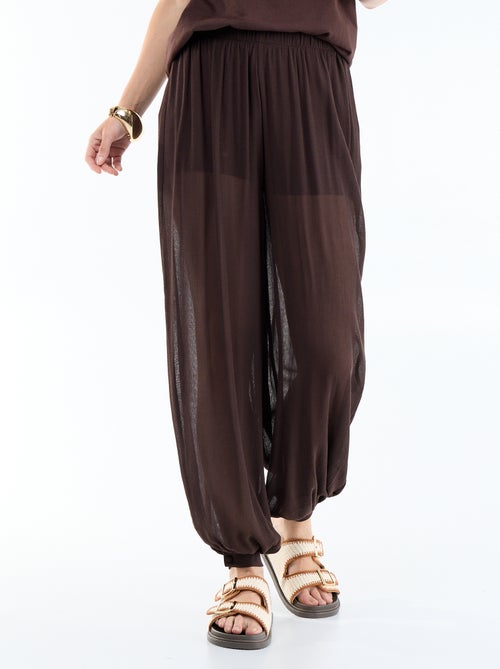 Pantalón ancho tipo globo - Kiabi