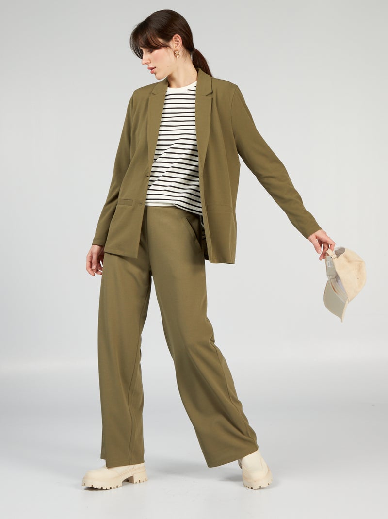 Pantalón ancho vaporoso 'JDY' KAKI - Kiabi