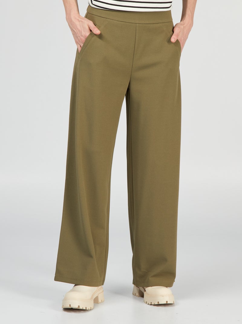 Pantalón ancho vaporoso 'JDY' KAKI - Kiabi