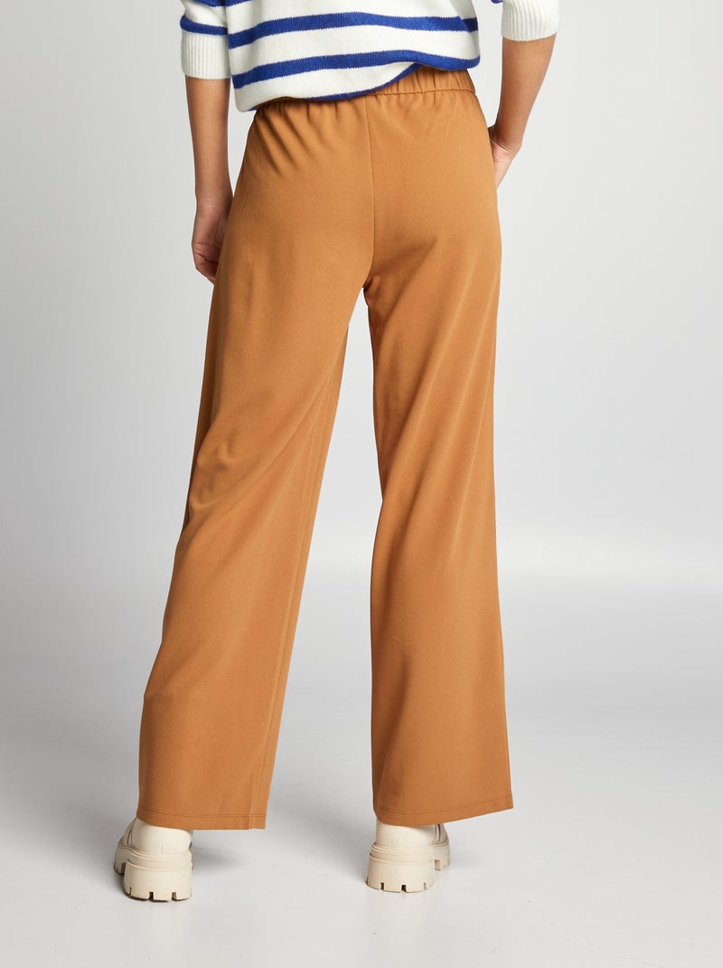 Pantalón ancho vaporoso 'JDY' MARRON - Kiabi