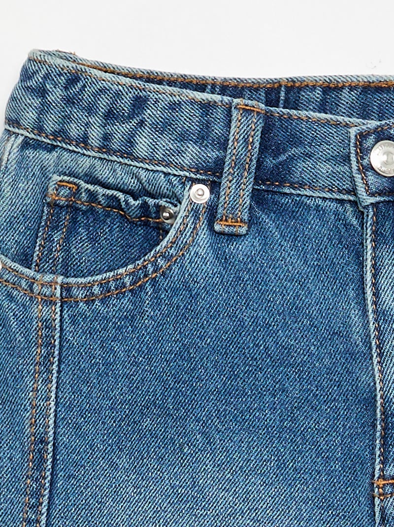 Pantalón ancho Vaquero Azul - Kiabi