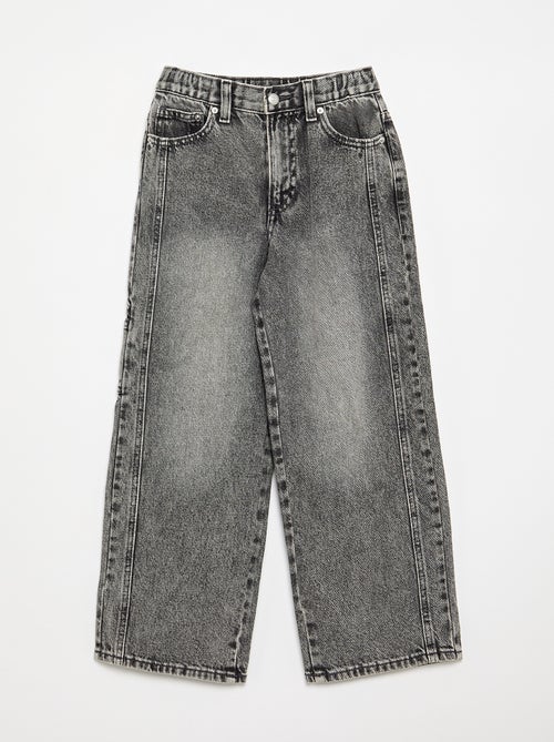 Pantalón ancho Vaquero - Kiabi Pantalón ancho Vaquero - Kiabi