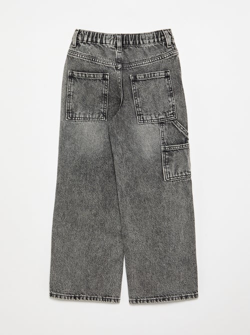 Pantalón ancho Vaquero - Kiabi Pantalón ancho Vaquero - Kiabi