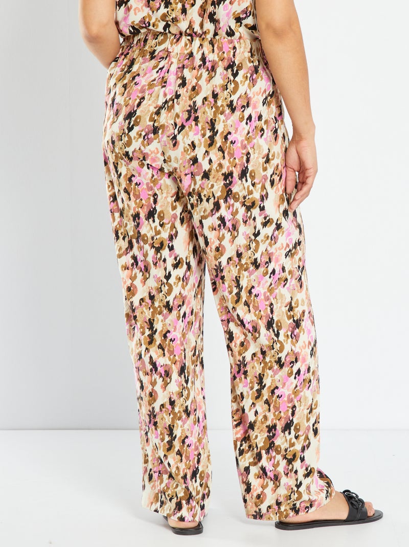 Vero Moda VMLIVANAYA HR WIDE NOOS - Pantalones - Black
