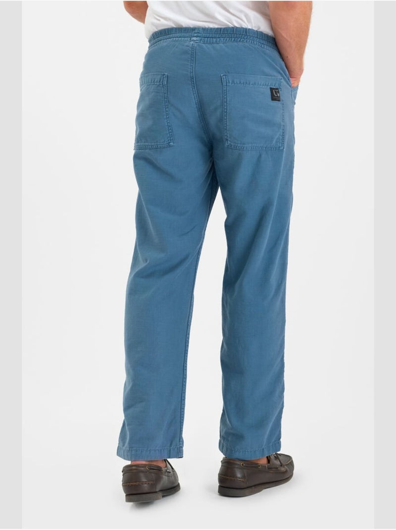 Pantalón ancho y holgado MILAK Azul - Kiabi