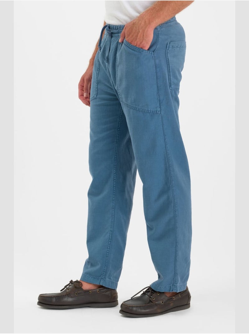Pantalón ancho y holgado MILAK Azul - Kiabi