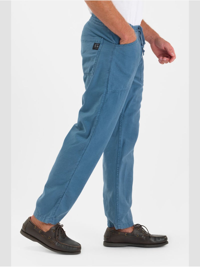 Pantalón ancho y holgado MILAK Azul - Kiabi