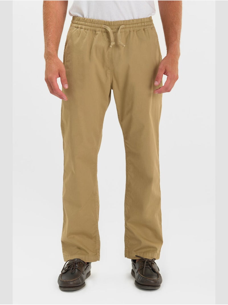 Pantalón ancho y holgado MILAK Beige - Kiabi
