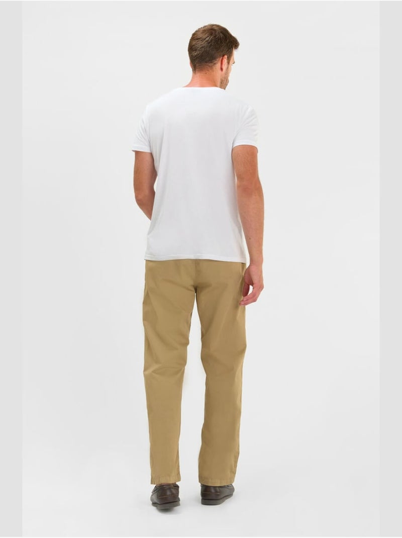 Pantalón ancho y holgado MILAK Beige - Kiabi