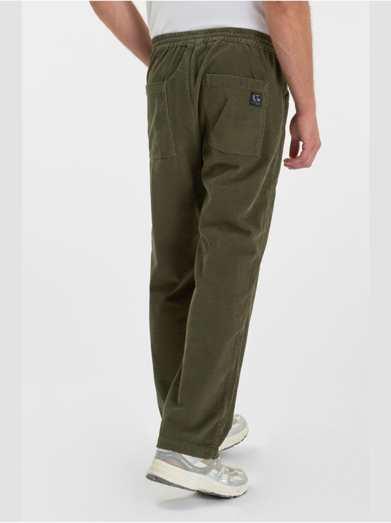 Pantalón ancho y holgado MILAK Caqui - Kiabi