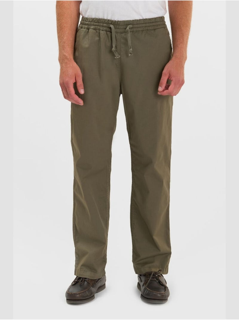 Pantalón ancho y holgado MILAK Caqui - Kiabi