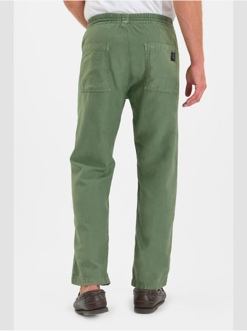 Pantalón ancho y holgado MILAK Caqui - Kiabi