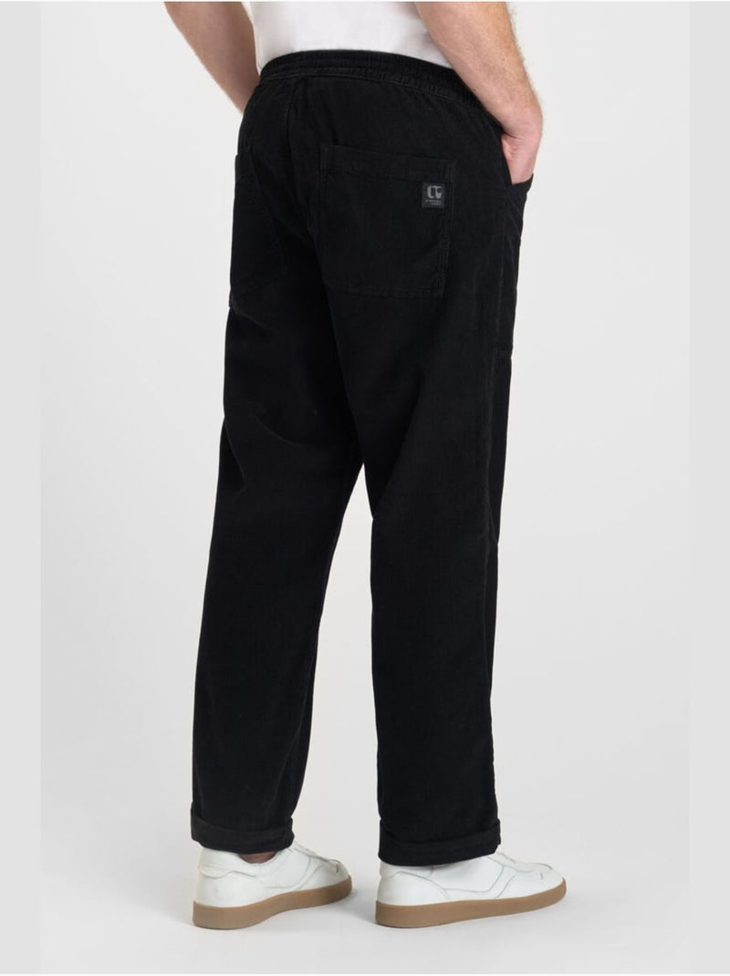 Pantalón ancho y holgado MILAK Negro - Kiabi