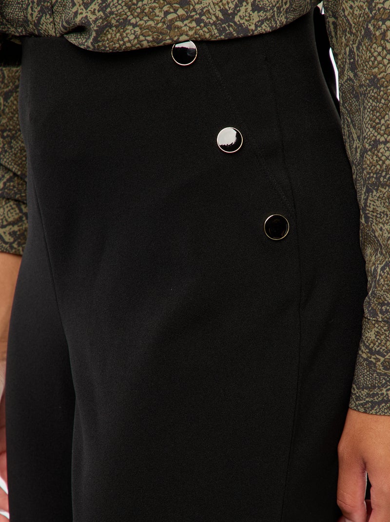 Pantalón ancho y vaporoso 'JDY' Negro - Kiabi