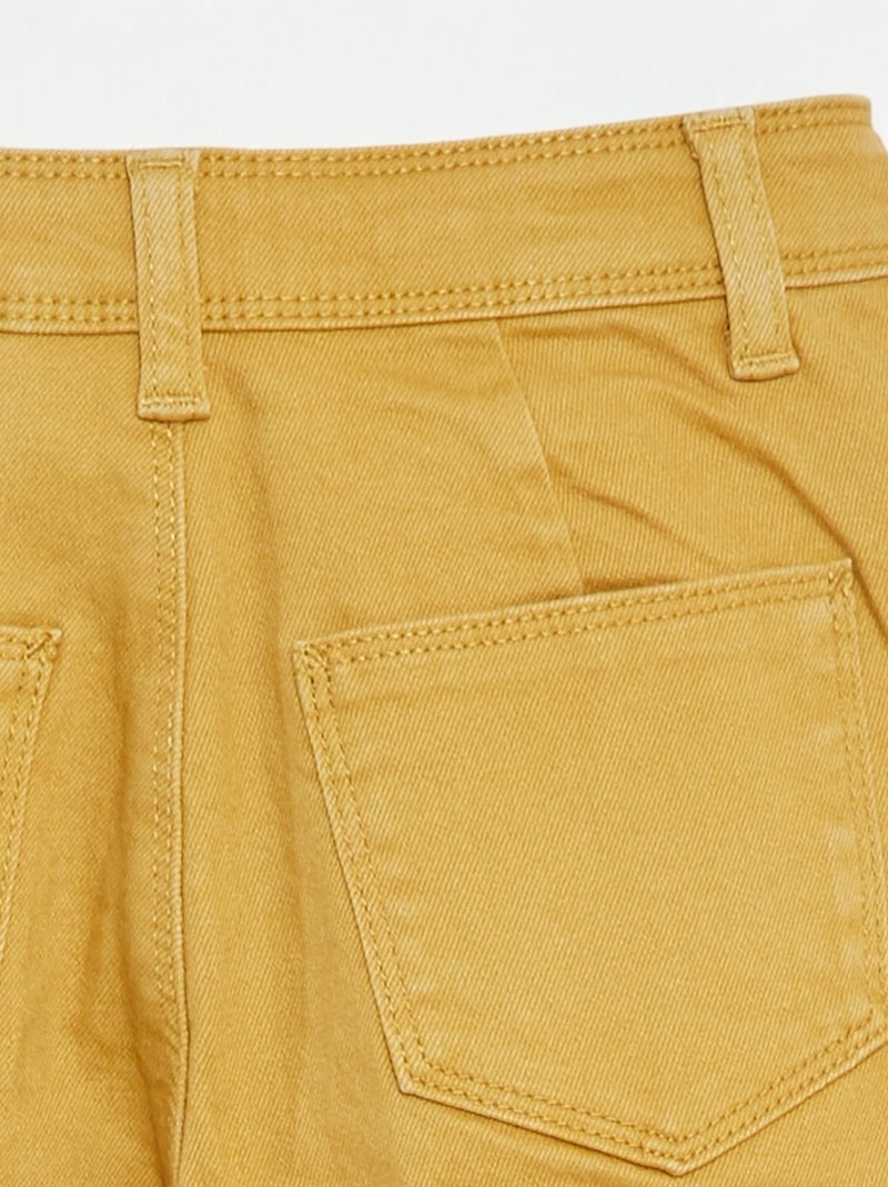 Pantalón ancho/wide leg Amarillo - Kiabi