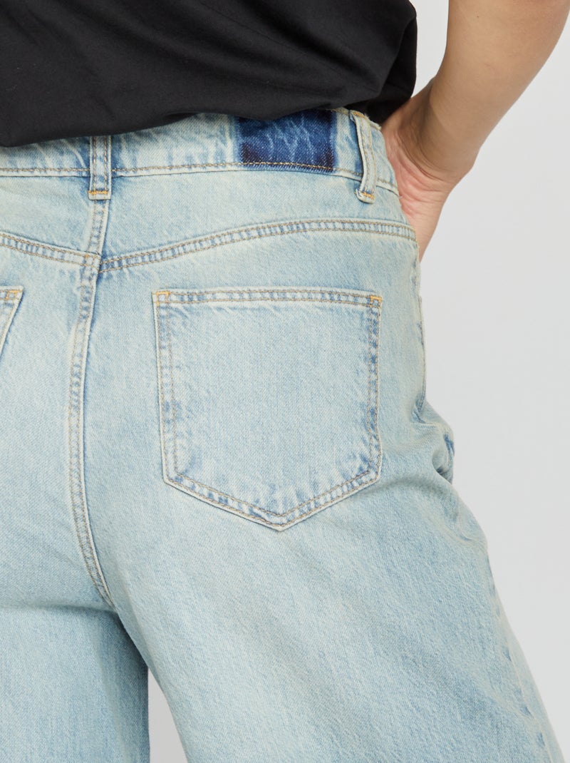 Pantalón ancho/wide leg AZUL - Kiabi