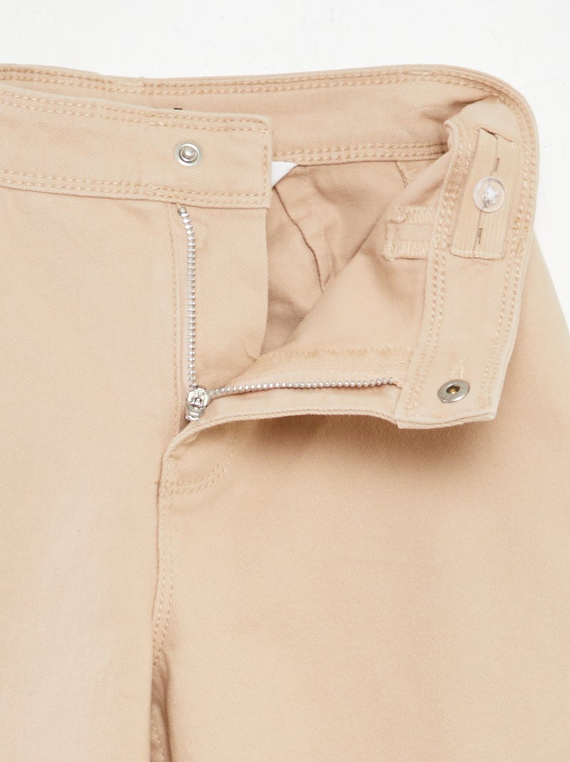 Pantalón ancho/wide leg BEIGE - Kiabi