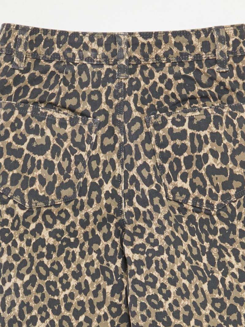 Pantalón ancho/wide leg BEIGE - Kiabi