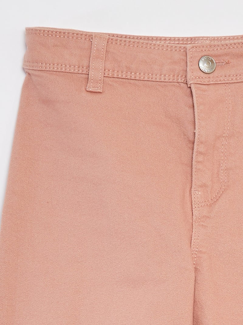 Pantalón ancho/wide leg rosa - Kiabi