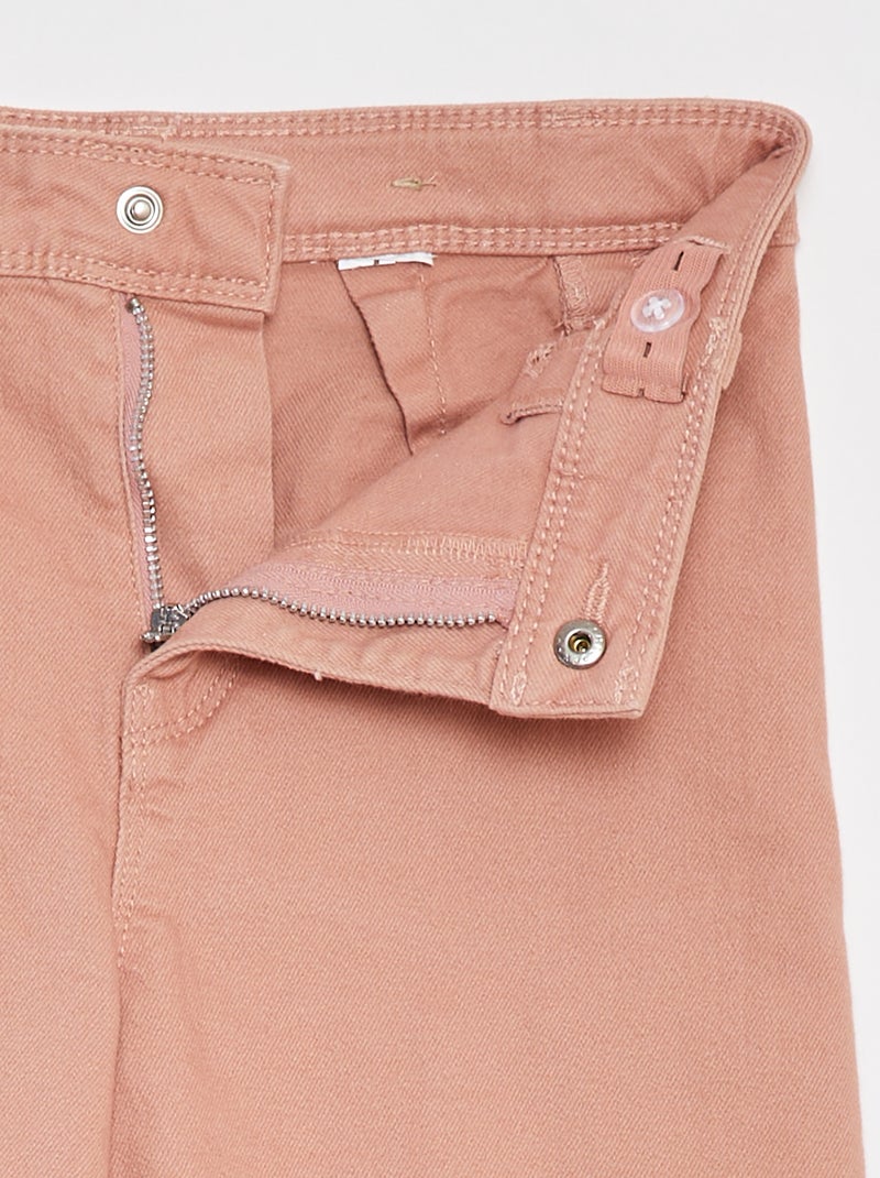 Pantalón ancho/wide leg rosa - Kiabi