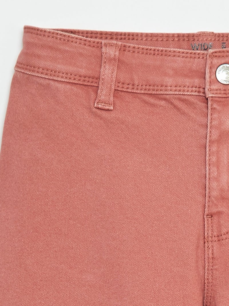 Pantalón ancho/wide leg Rosa - Kiabi